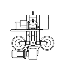 Ventosa 200 Kg rotação e basculamento elétrico 220/380v